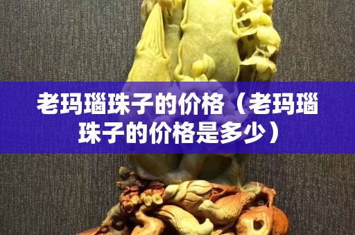 老瑪瑙珠子的價格（老瑪瑙珠子的價格是多少）