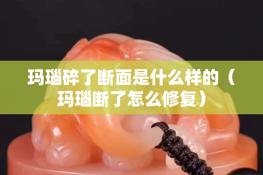 瑪瑙碎了斷面是什么樣的（瑪瑙斷了怎么修復(fù)）
