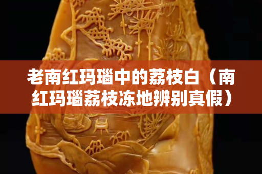老南紅瑪瑙中的荔枝白（南紅瑪瑙荔枝凍地辨別真假）