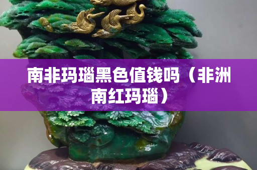 南非瑪瑙黑色值錢嗎（非洲南紅瑪瑙）