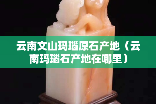 云南文山瑪瑙原石產地（云南瑪瑙石產地在哪里）