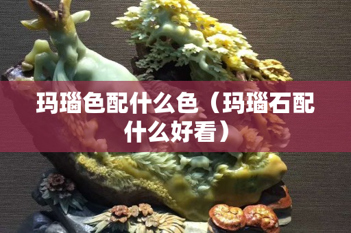 瑪瑙色配什么色（瑪瑙石配什么好看）