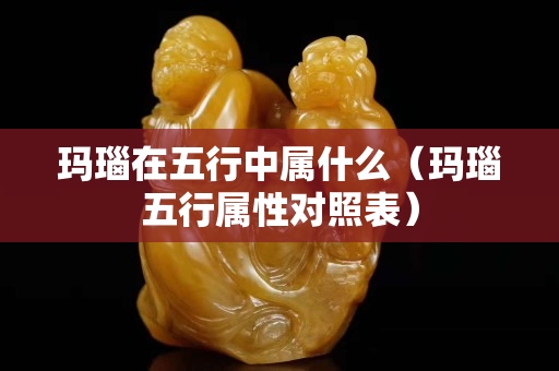 瑪瑙在五行中屬什么（瑪瑙五行屬性對照表）