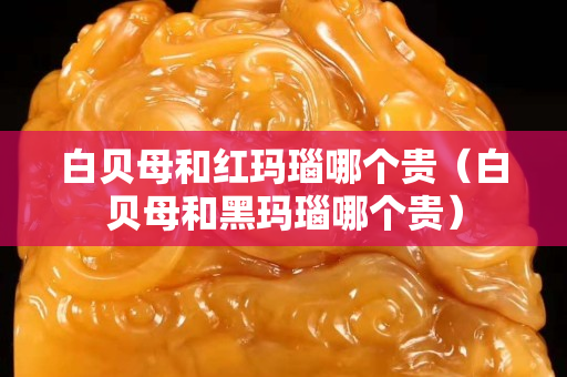 白貝母和紅瑪瑙哪個貴（白貝母和黑瑪瑙哪個貴）