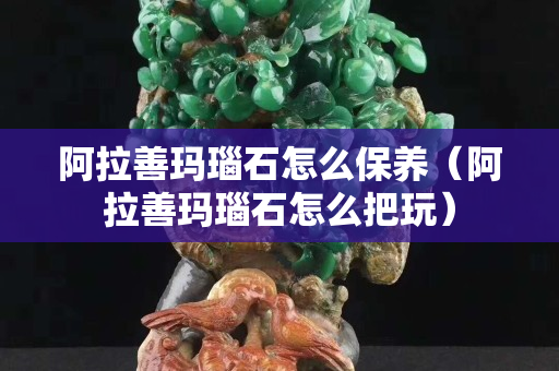 阿拉善瑪瑙石怎么保養（阿拉善瑪瑙石怎么把玩）