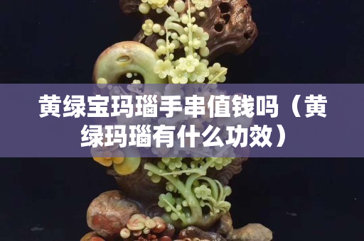 黃綠寶瑪瑙手串值錢嗎（黃綠瑪瑙有什么功效）