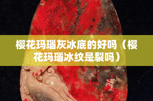 櫻花瑪瑙灰冰底的好嗎（櫻花瑪瑙冰紋是裂嗎）