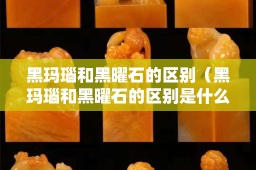 黑瑪瑙和黑曜石的區別（黑瑪瑙和黑曜石的區別是什么）