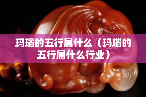 瑪瑙的五行屬什么（瑪瑙的五行屬什么行業）