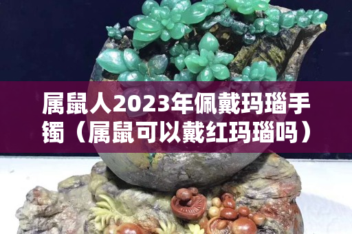 屬鼠人2023年佩戴瑪瑙手鐲（屬鼠可以戴紅瑪瑙嗎）