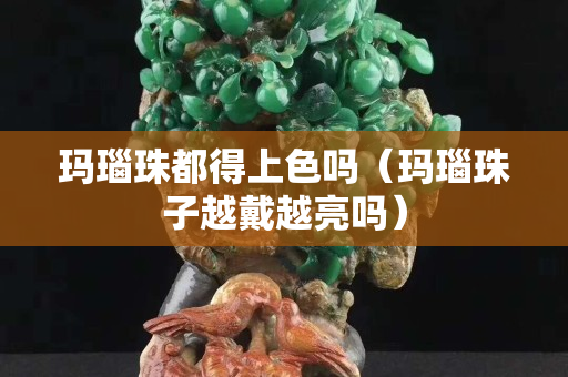 瑪瑙珠都得上色嗎（瑪瑙珠子越戴越亮嗎）