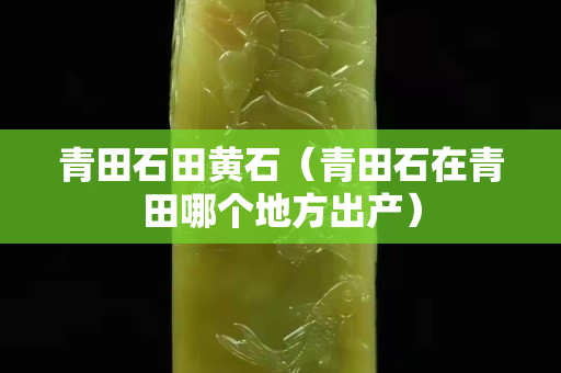 青田石田黃石（青田石在青田哪個(gè)地方出產(chǎn)）