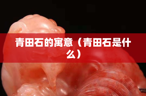 青田石的寓意（青田石是什么）