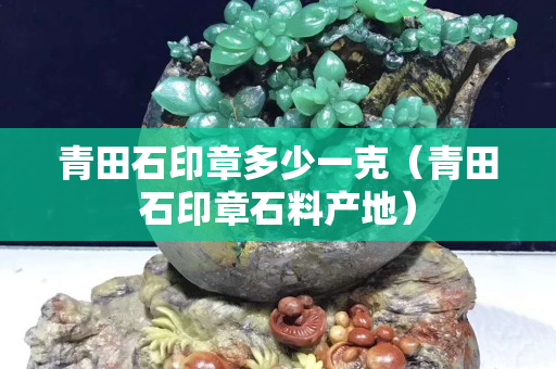 青田石印章多少一克（青田石印章石料產(chǎn)地）