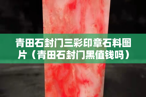 青田石封門三彩印章石料圖片（青田石封門黑值錢嗎）