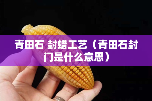 青田石 封蠟工藝（青田石封門是什么意思）