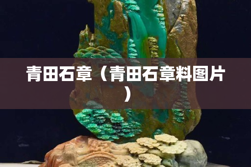 青田石章（青田石章料圖片）