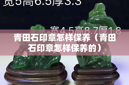 青田石印章怎樣保養(yǎng)（青田石印章怎樣保養(yǎng)的）