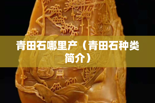 青田石哪里產（青田石種類簡介）