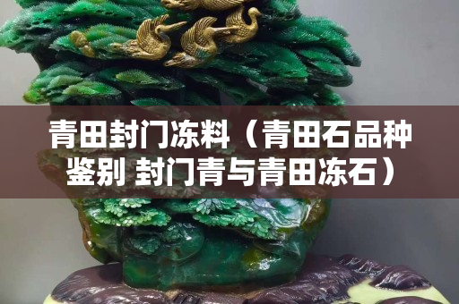 青田封門凍料（青田石品種鑒別 封門青與青田凍石）