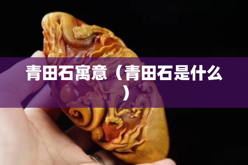 青田石寓意（青田石是什么）