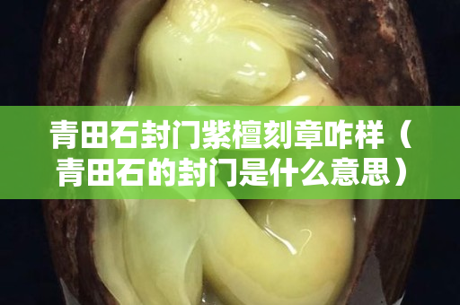 青田石封門紫檀刻章咋樣（青田石的封門是什么意思）
