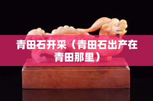 青田石開采（青田石出產在青田那里）