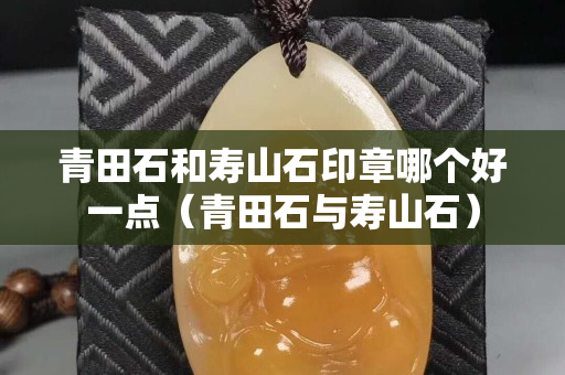 青田石和壽山石印章哪個好一點（青田石與壽山石）