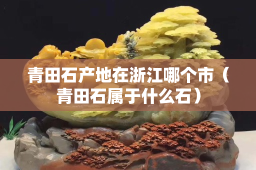 青田石產地在浙江哪個市（青田石屬于什么石）