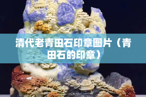 清代老青田石印章圖片（青田石的印章）