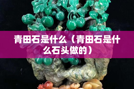 青田石是什么（青田石是什么石頭做的）