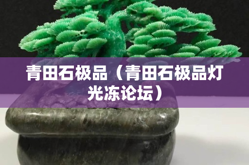 青田石極品（青田石極品燈光凍論壇）
