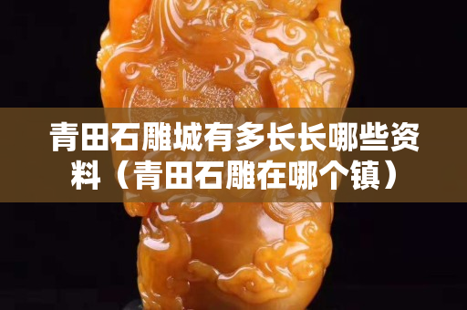 青田石雕城有多長長哪些資料（青田石雕在哪個鎮(zhèn)）