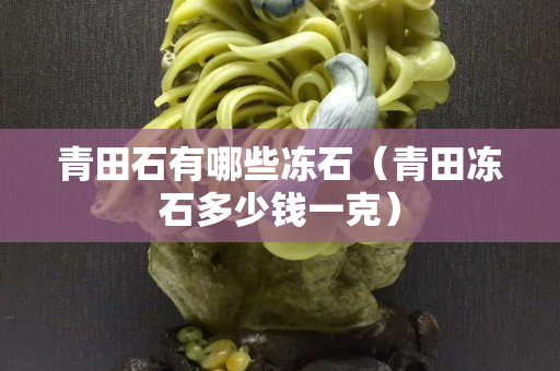 青田石有哪些凍石（青田凍石多少錢一克）