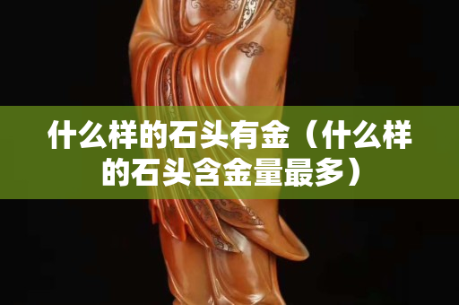 什么樣的石頭有金（什么樣的石頭含金量最多）
