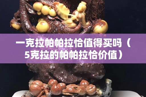 一克拉帕帕拉恰值得買嗎（5克拉的帕帕拉恰價值）