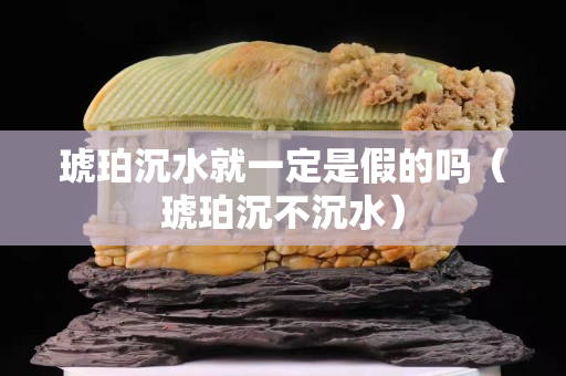 琥珀沉水就一定是假的嗎（琥珀沉不沉水）