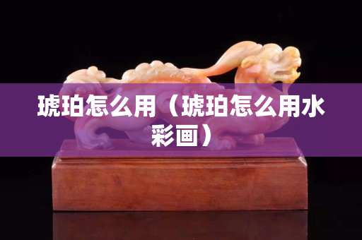 琥珀怎么用（琥珀怎么用水彩畫）