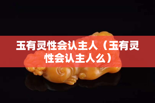 玉有靈性會認主人（玉有靈性會認主人么）