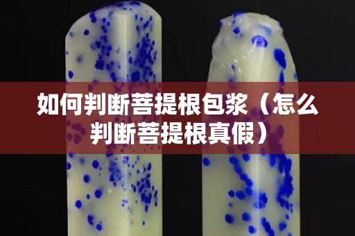 如何判斷菩提根包漿（怎么判斷菩提根真假）