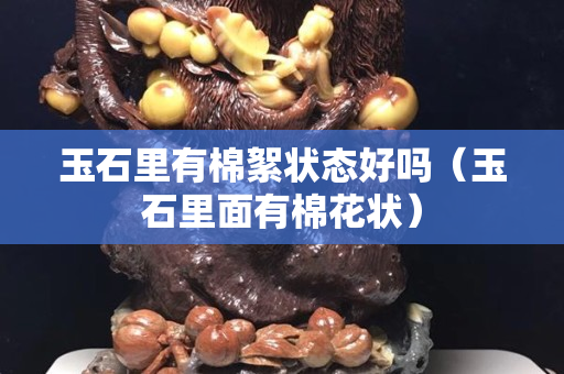 玉石里有棉絮狀態好嗎（玉石里面有棉花狀）