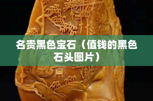 名貴黑色寶石（值錢的黑色石頭圖片）