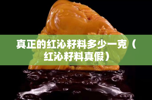 真正的紅沁籽料多少一克（紅沁籽料真假）