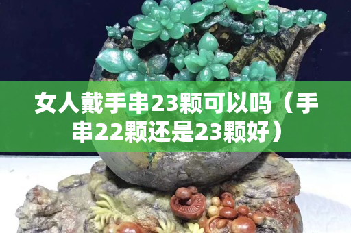 女人戴手串23顆可以嗎（手串22顆還是23顆好）