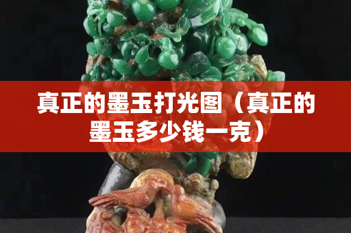 真正的墨玉打光圖（真正的墨玉多少錢一克）