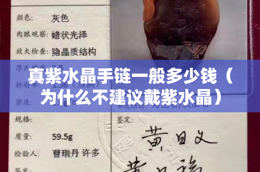 真紫水晶手鏈一般多少錢（為什么不建議戴紫水晶）
