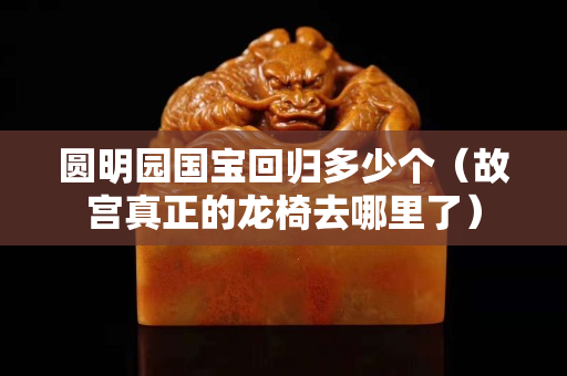 圓明園國寶回歸多少個（故宮真正的龍椅去哪里了）