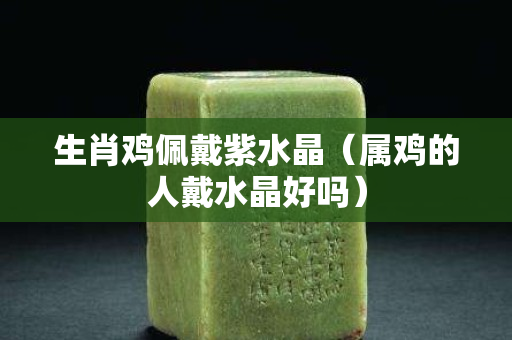 生肖雞佩戴紫水晶（屬雞的人戴水晶好嗎）