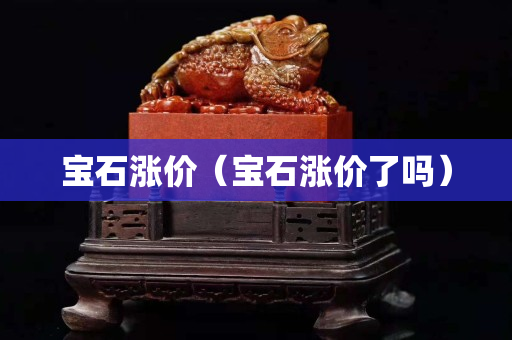 寶石漲價（寶石漲價了嗎）