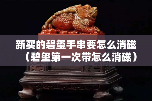 新買的碧璽手串要怎么消磁（碧璽第一次帶怎么消磁）